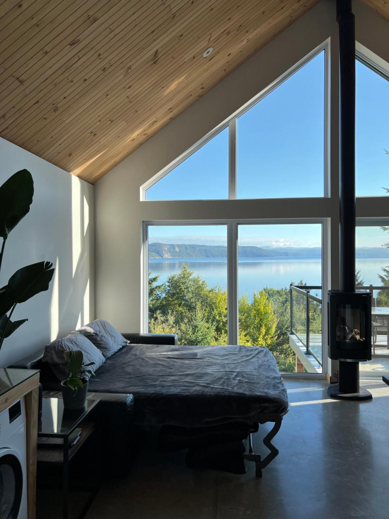 Chicoutimi Magical Loft : Breathtaking View & Cozy Fireplace מראה חיצוני תמונה